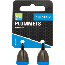 P0220196 Gruntomierze Preston Plummets - 15g