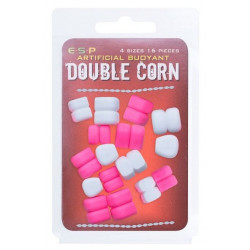 Sztuczna kukurydza E-S-P Double Corn - Biała // Różowa