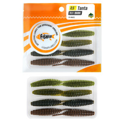 Zestaw gum FishUp Tanta 2.5" - MIX DARK