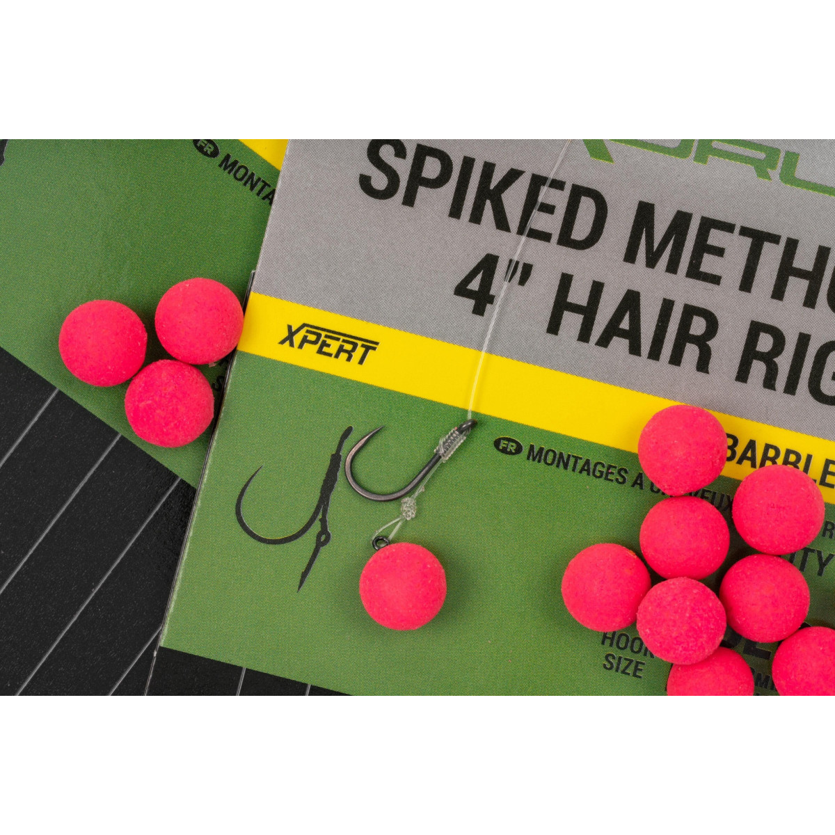 Przypony Korum Spiked Method Hair Rigs Barbless 10cm