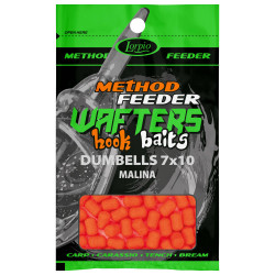 DD-008-007 Przynęty Lorpio Wafters Hook Baits Dumbells 7x10mm - Malina