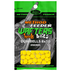 DD-008-018 Przynęty Lorpio Wafters Hook Baits Dumbells 8x10mm - Ananas