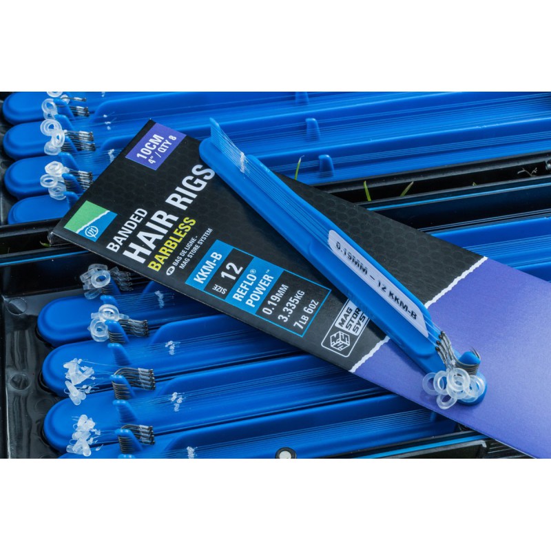 Preston KKM-B Mag Store Hair Rigs - 4" / RAPID STOP / roz.12