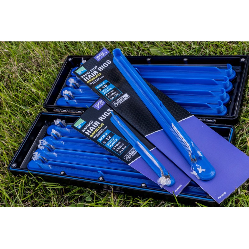 Preston KKM-B Mag Store Hair Rigs - 4" / RAPID STOP / roz.12