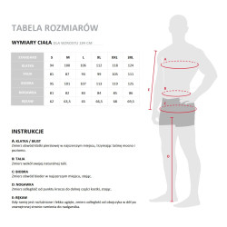 Koszulka Westin SwimLure T-Shirt Dark Brown - tabela rozmiarów