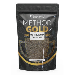 978204 Zanęta MatchPro Method Gold 700g - METHODMIX DARK CARP