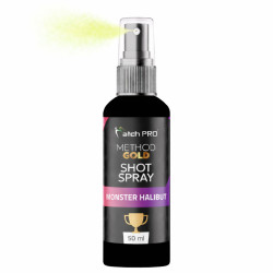970808 Atomizer MatchPro Method Gold Shot Spray 50ml - MONSTER HALIBUT