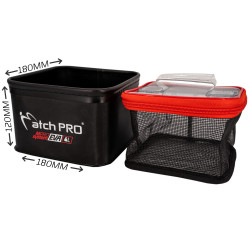 Pojemnik do namaczania pelletu MatchPro MPRO System EVA 4L z siatką 910710