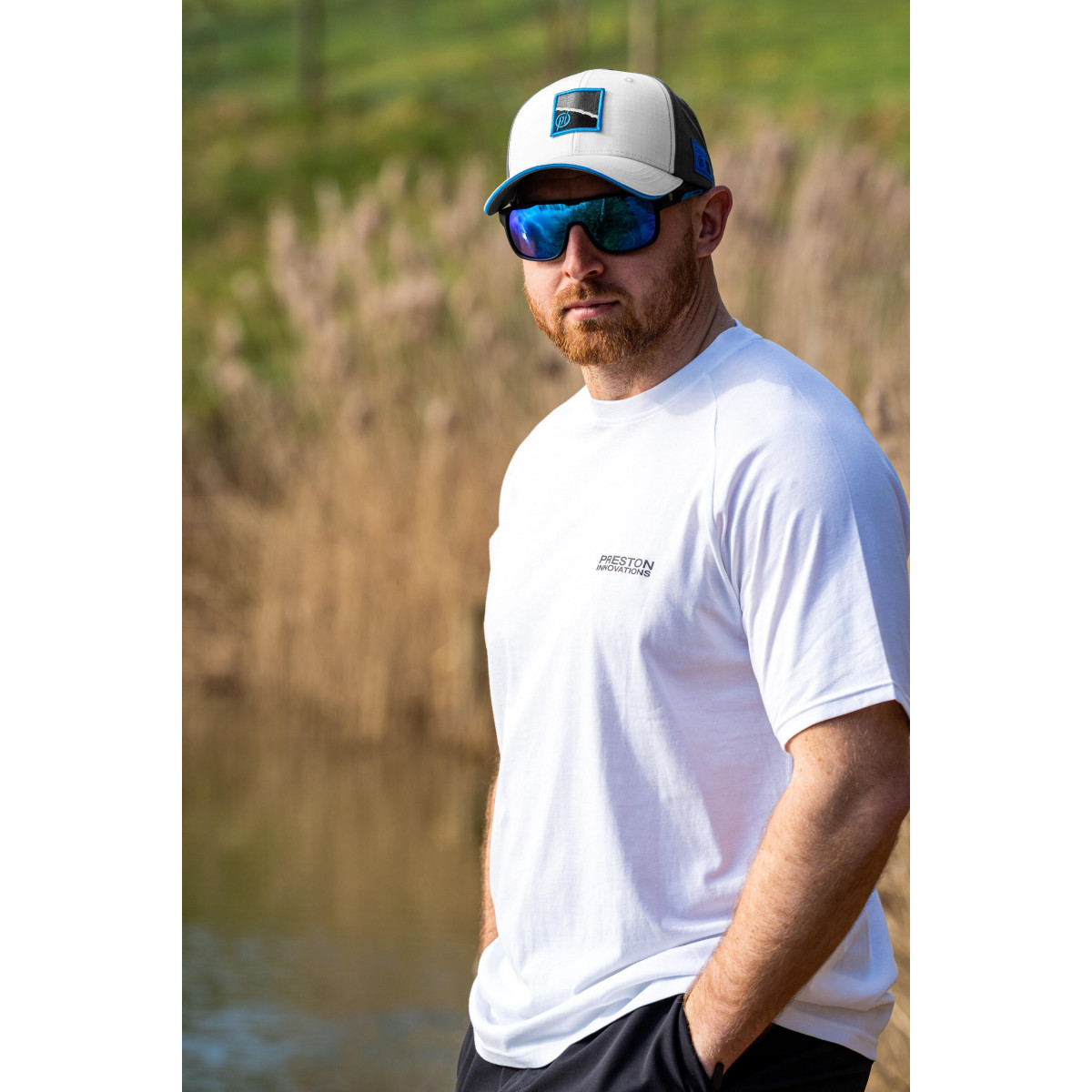 P0200773 Czapka Preston White Drift Cap