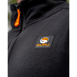 Bluza Guru 1/4 Zip Fleece Black