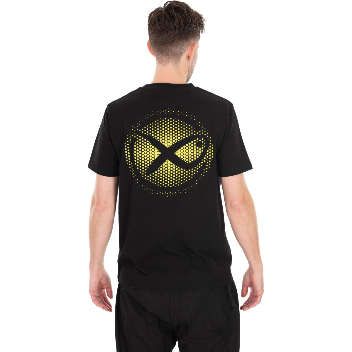 Koszlka Matrix Large Fade Logo T-Shirt Black/Lime