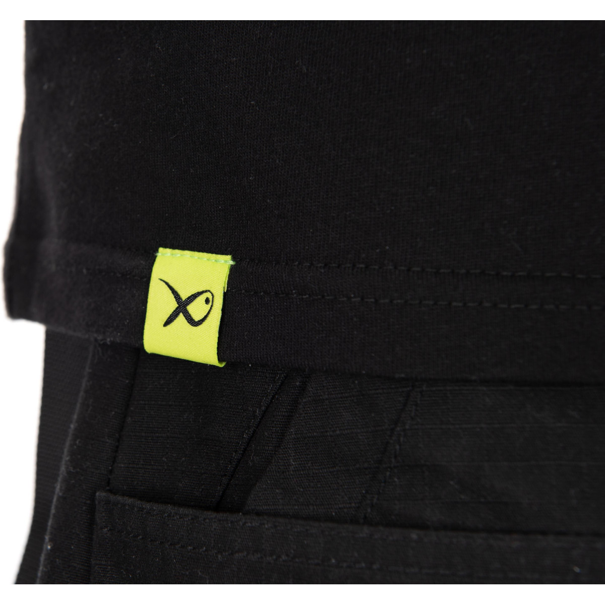 Koszlka Matrix Large Fade Logo T-Shirt Black/Lime