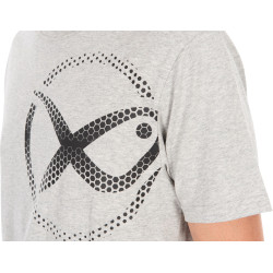 Koszlka Matrix Large Mesh Logo T-Shirt Grey