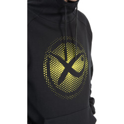 Bluza Matrix Large Fade Logo Hoody Black/Lime