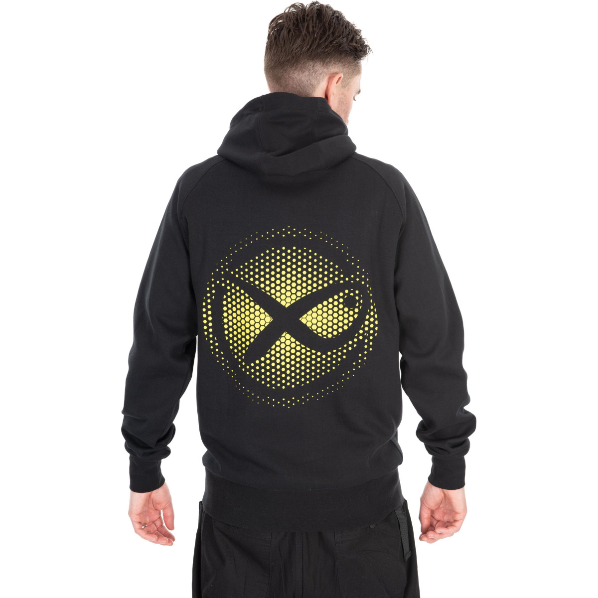 Bluza Matrix Large Fade Logo Hoody Black/Lime
