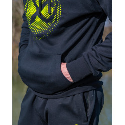 Bluza Matrix Large Fade Logo Hoody Black/Lime