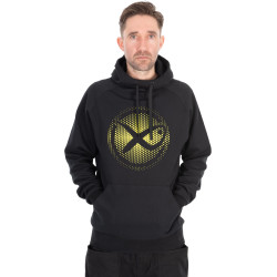 Bluza Matrix Large Fade Logo Hoody Black/Lime
