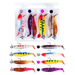 Zestaw zbrojonych gum Savage Gear Cannibal Junior 5.5cm Dot Series - Jig & Cheburashka