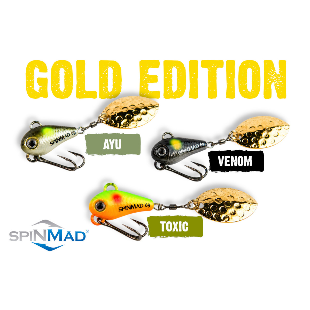Wirujący ogonek Spinmad MAG 6g - GOLD EDITION