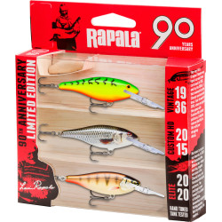 R90SRMDBRT Zestaw Rapala 90 Years Lure Kit - SRMB / Shad Rap Mid Bright