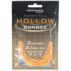 TOAH02 Amortyzator Drennan Power Pull Hollow Bungee 3m - 2,1mm / ORANGE