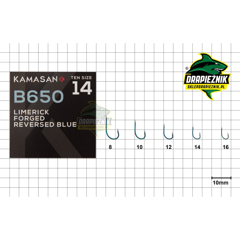 Haczyki Kamasan B650 Barbed Spade