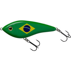 P036-1484-015 Wobler Westin Swim Glidebait 12cm SUSPENDING - Brazil /EDYCJA LIMITOWANA/
