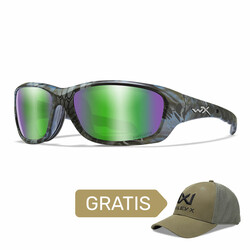 Okulary Wiley X Captivate - GRAVITY Polaraized Green Mirror Kryptek