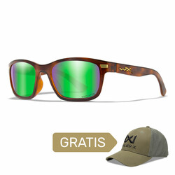 Okulary Wiley X Captivate - HELIX Polaraized Green Mirror