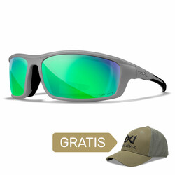 CCGRD07 Okulary Wiley X Captivate - GRID Polaraized Green Mirror
