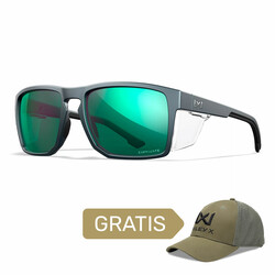Okulary Wiley X Captivate - FOUNDER Polaraized Green Mirror AC6FND07