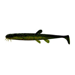 Libra Lures Musta Shad - 132 / MOTOR OIL GREEN