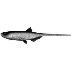 Libra Lures Mini Bleak Slug Tail - 002 / GHOST