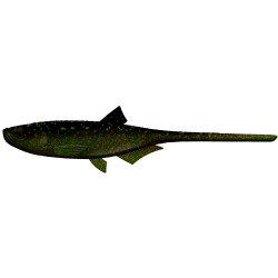 Libra Lures Mini Bleak Slug Tail - 132 / MOTOR OIL GREEN