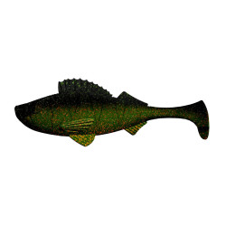 LB-PS05-132 Libra Lures Perch Shad 5'' 12.5cm 4szt. - 132 / MOTOR OIL GREEN