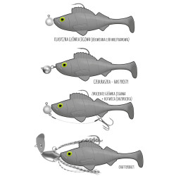Libra Lures Perch Shad - zbrojenie