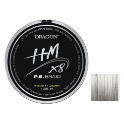 Plecionka Dragon HM8X P.E Braid LIGHT GREY