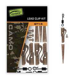 CAC986 Fox Edges Camo Lead Clip Kit
