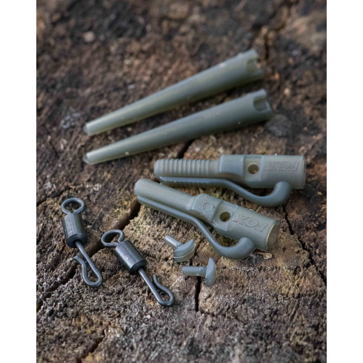 CAC988 Fox Edges Camo Slik Lead Clip Kit