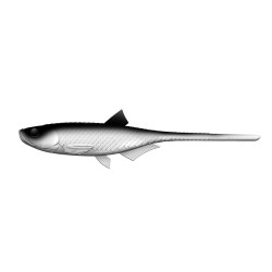 Libra Lures Mini Bleak Slug Tail - 001 / WHITE