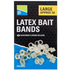 Gumki do pelletu Preston Latex Bait Bands  - Large
