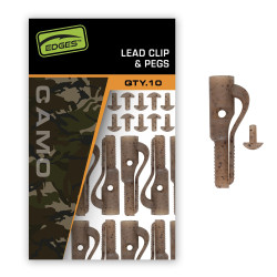 CAC990 Fox Edges - Camo Lead Clip & Pegs