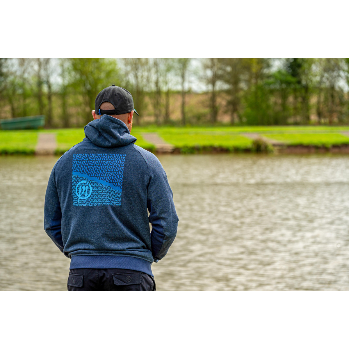 Bluza Preston Navy Tide Zip Hoodie