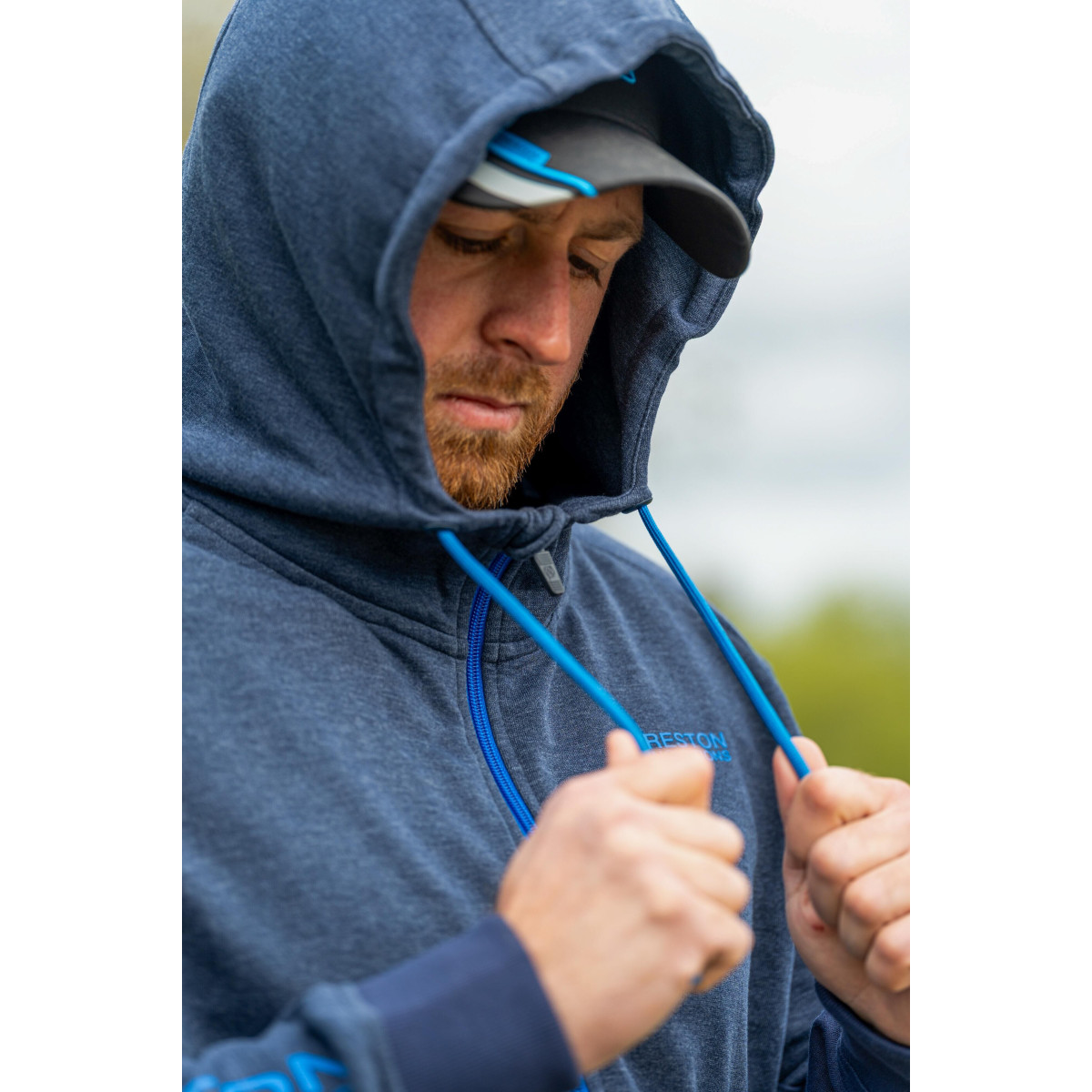 Bluza Preston Navy Tide Zip Hoodie