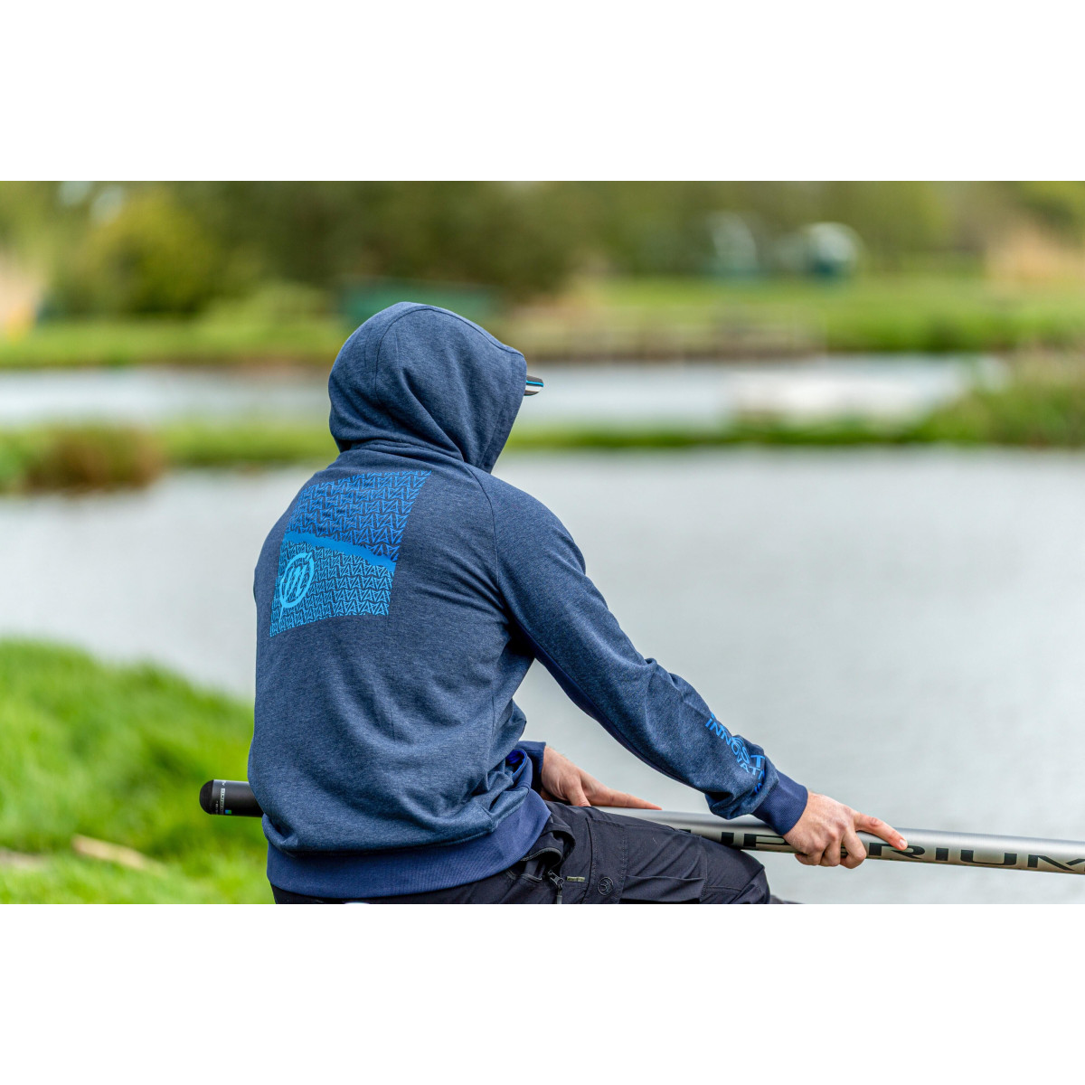 Bluza Preston Navy Tide Zip Hoodie