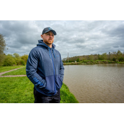 Bluza Preston Navy Tide Zip Hoodie