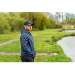 Bluza Preston Navy Tide Zip Hoodie