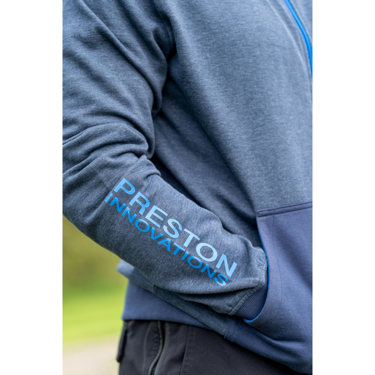Bluza Preston Navy Tide Zip Hoodie