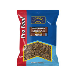CP-PS2-CS Pellet Champion Feed Sticky Pellet 650g - CHOCOLATE SCOPEX 2mm