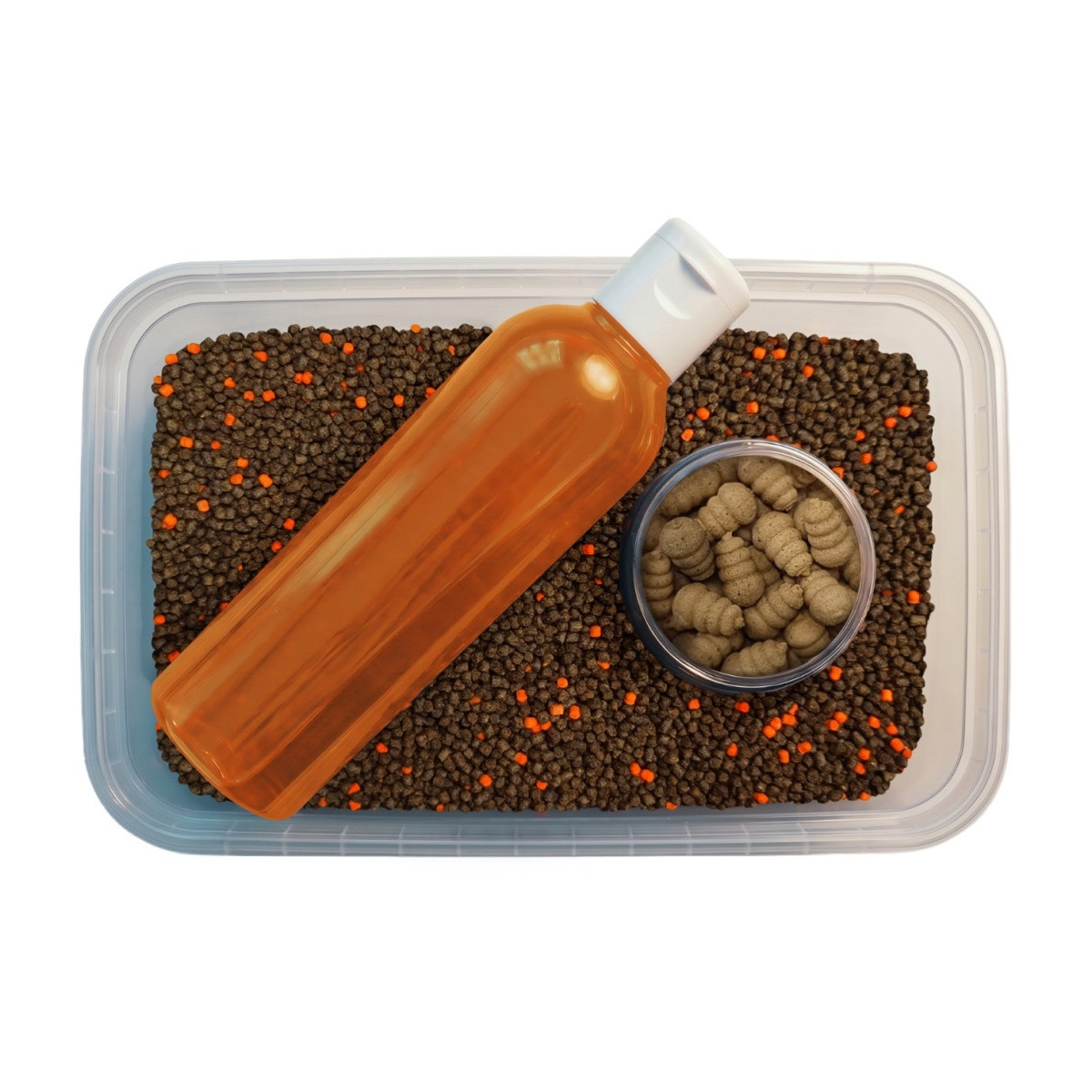 FB44-3 Zestaw Feeder Bait Multipack 450g + 25ml + 150ml - Orzech tygrysi